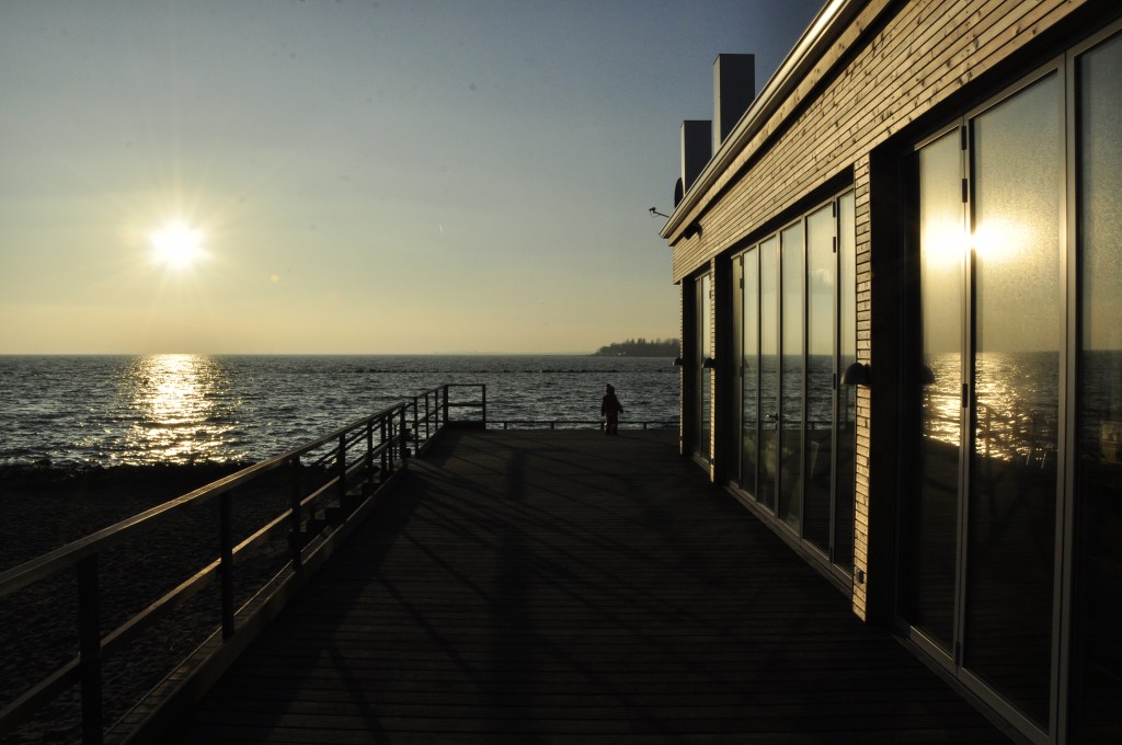 Das Cafe Sorgenfrei am Südstrand, Fehmarn